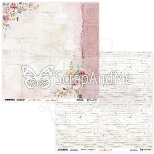 Papier do scrapbookingu 30x30 Sunny Blooms 09/10 ScrapAndMe