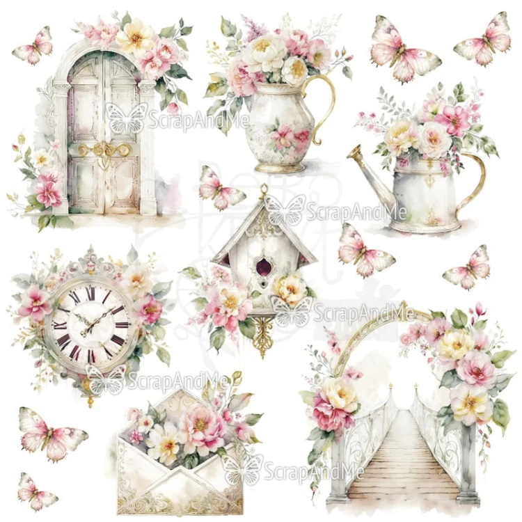 Papier do scrapbookingu 20x20 Sunny Blooms Okładka ScrapAndMe