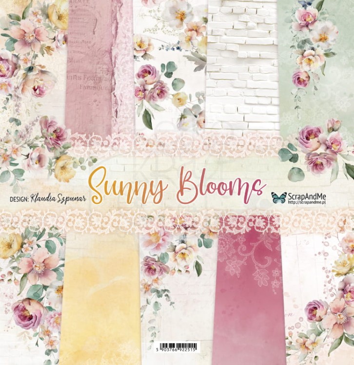 Papier do scrapbookingu 30x30 Sunny Blooms Okładka ScrapAndMe
