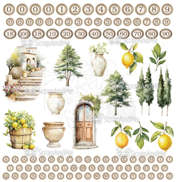 Papier do scrapbookingu 30x30 Sunny Blooms Okładka ScrapAndMe