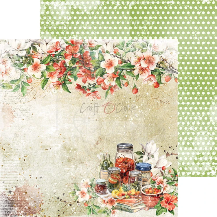 Zestaw papierów do scrapbookingu 20x20 Kitchen Mode Mix CC-F32-KM-09 Craft O’Clock