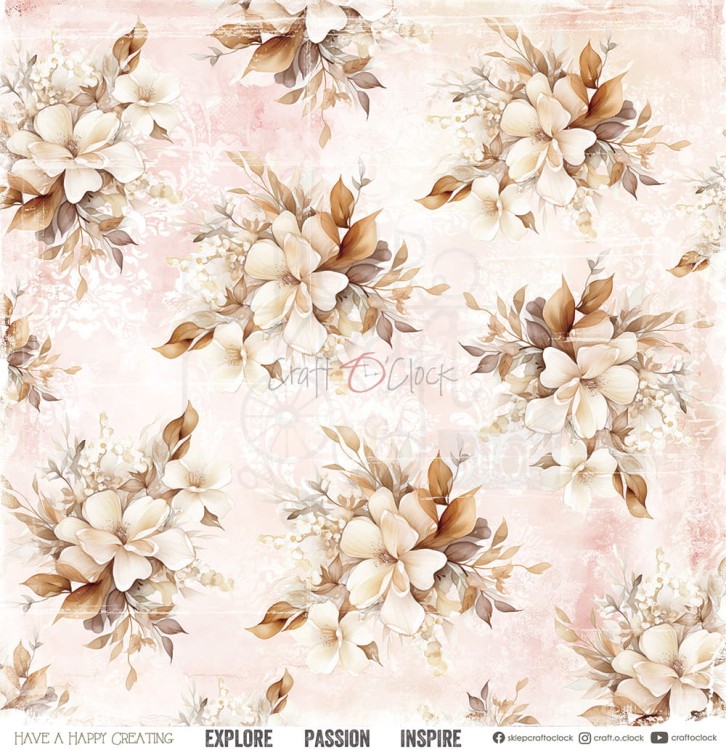 Zestaw papierów do scrapbookingu 30x30 Girl &amp; Curl CC-C65-GC-00 Craft O’Clock