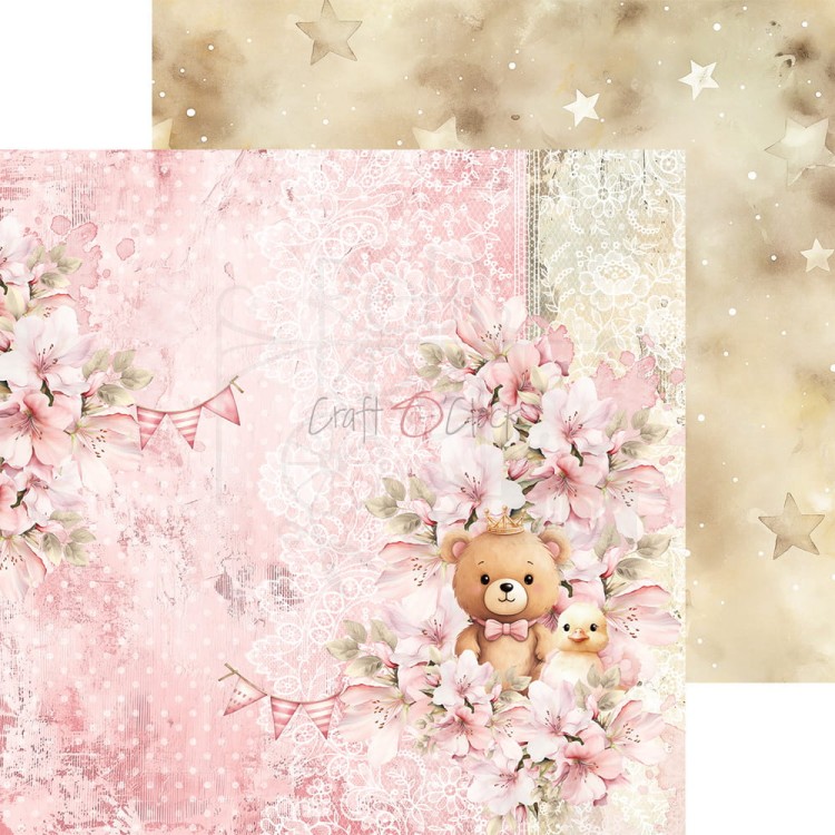 Zestaw papierów do scrapbookingu 20x20 Girl &amp; Curl CC-C65-GC-07 Craft O’Clock