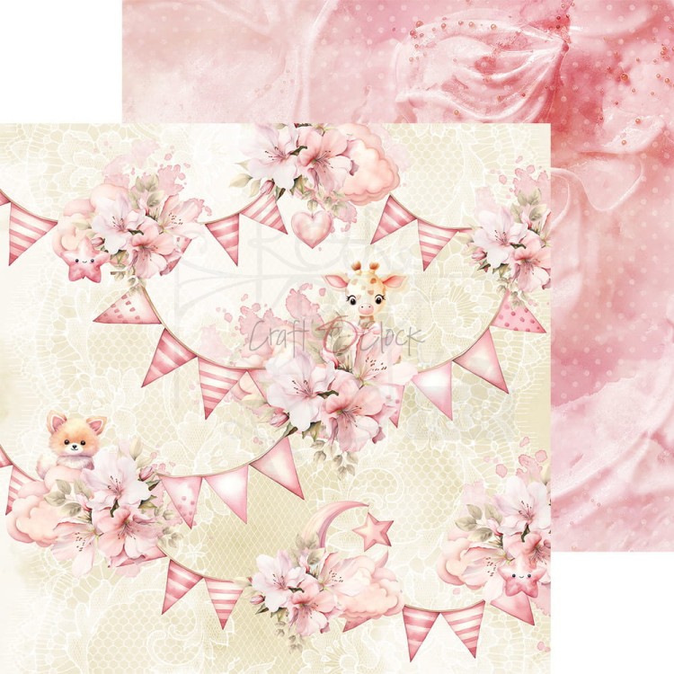 Zestaw papierów do scrapbookingu 20x20 Girl &amp; Curl CC-C65-GC-07 Craft O’Clock