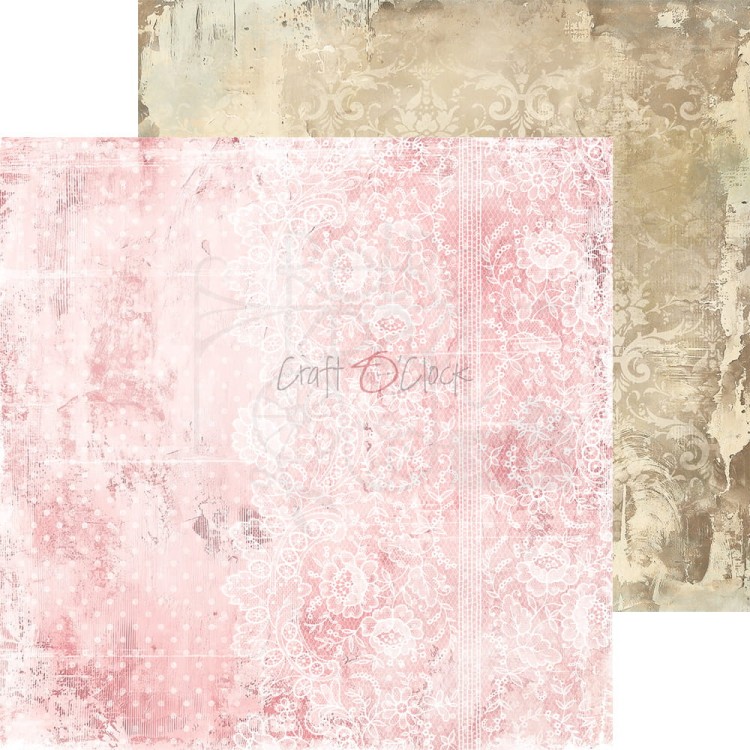 Zestaw papierów bazowych 20x20 Girl &amp; Curl Basic CC-C65-GC-08 Craft O’Clock