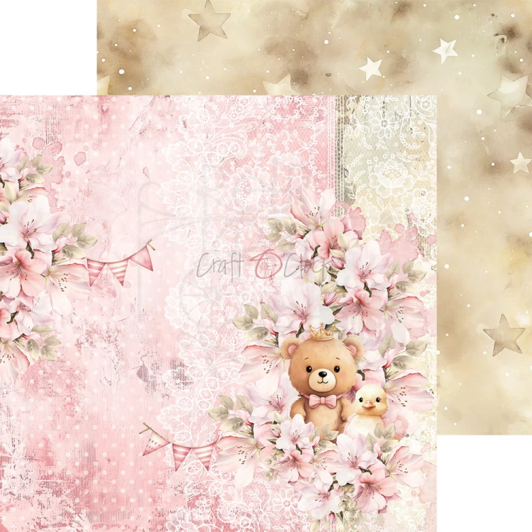 Zestaw papierów do scrapbookingu 20x20 Girl &amp; Curl Mix CC-C65-GC-09 Craft O’Clock