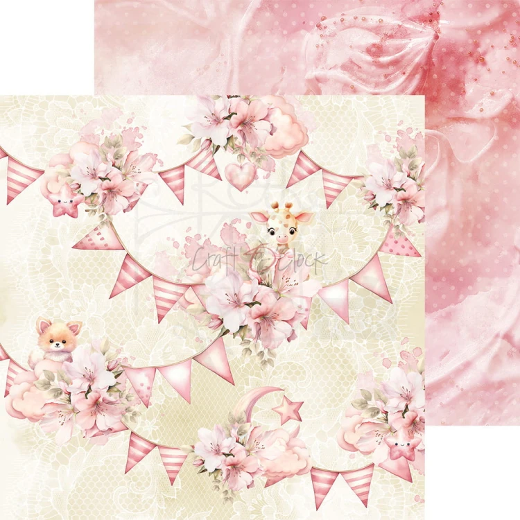 Zestaw papierów do scrapbookingu 20x20 Girl &amp; Curl Mix CC-C65-GC-09 Craft O’Clock