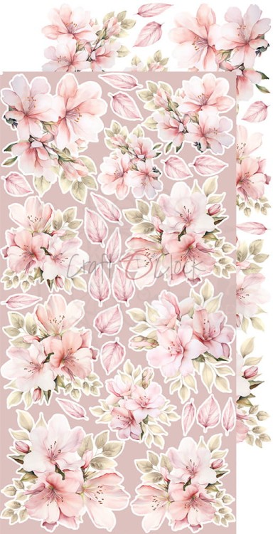 Zestaw dodatków 15x30 Girl &amp; Curl Flowers CC-C65-GC-11 Craft O’Clock