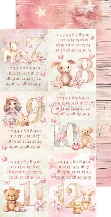 Zestaw dodatków 15x30 Girl &amp; Curl Flowers CC-C65-GC-11 Craft O’Clock