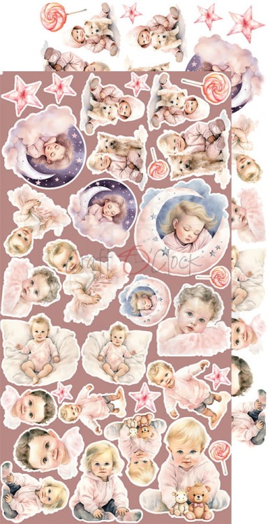 Zestaw dodatków 15x30 Girl &amp; Curl Mix CC-C65-GC-13 Craft O’Clock