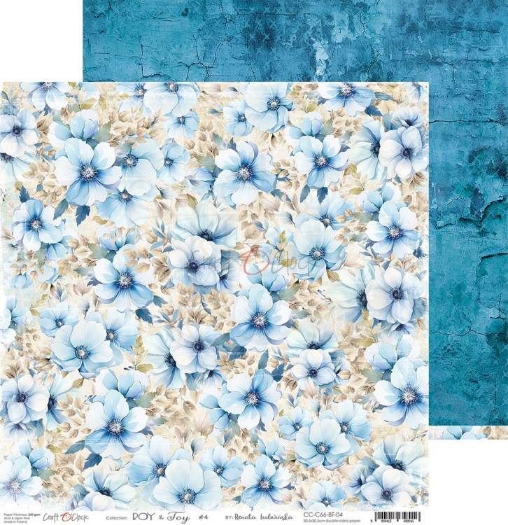 Zestaw papierów do scrapbookingu 30x30 Boy &amp; Toy CC-C66-BT-00 Craft O’Clock
