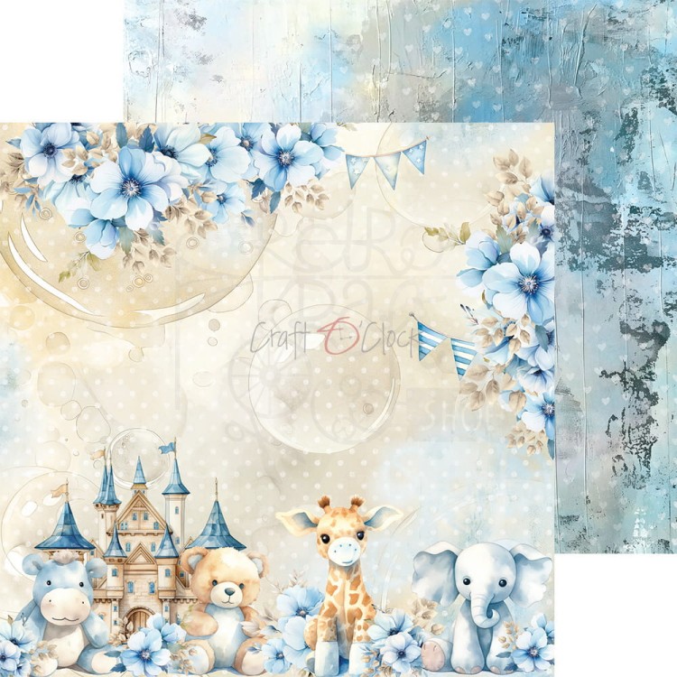 Zestaw papierów do scrapbookingu 20x20 Boy &amp; Toy CC-C66-BT-07 Craft O’Clock