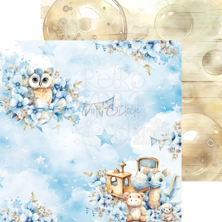 Zestaw papierów do scrapbookingu 20x20 Boy &amp; Toy CC-C66-BT-07 Craft O’Clock