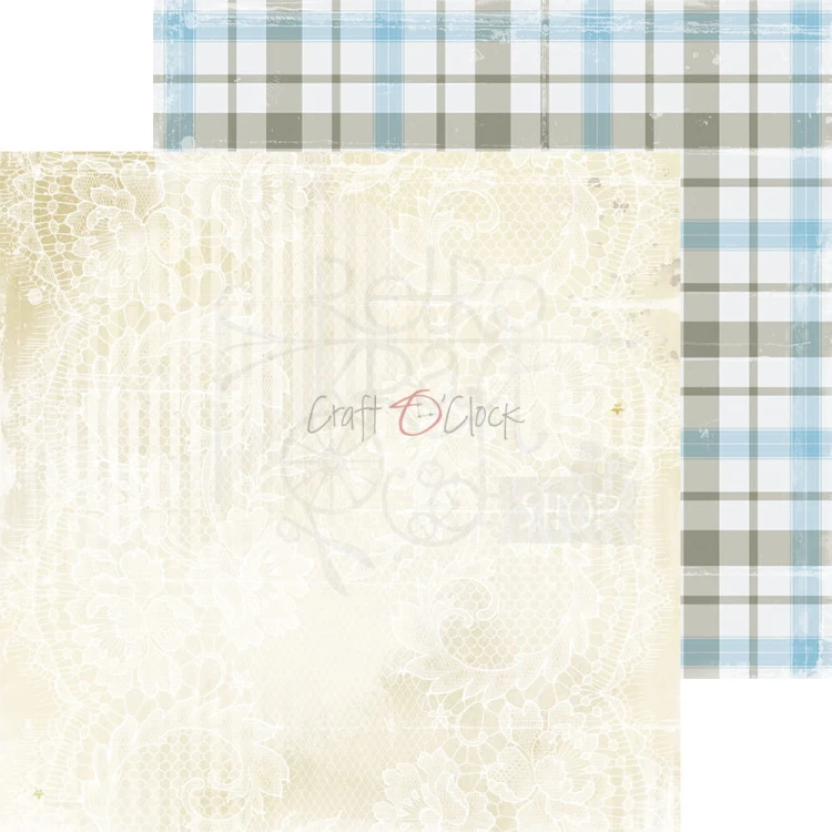 Zestaw papierów bazowych 20x20 Boy &amp; Toy Basic CC-C66-BT-08 Craft O’Clock