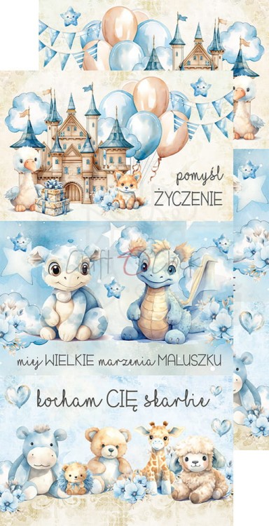 Zestaw dodatków 15x30 Boy &amp; Toy Flowers CC-C66-BT-11 Craft O’Clock