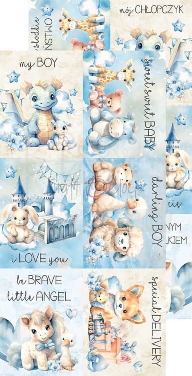 Zestaw dodatków 15x30 Boy &amp; Toy Flowers CC-C66-BT-11 Craft O’Clock