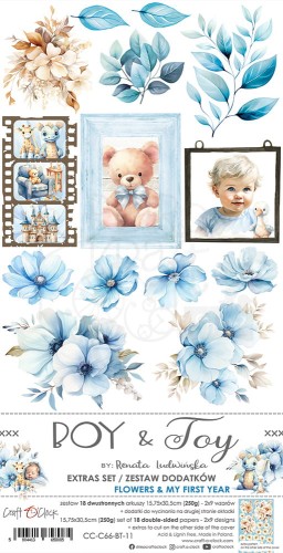 Zestaw dodatków 15x30 Boy &amp; Toy Mix CC-C66-BT-13 Craft O’Clock