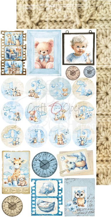 Zestaw dodatków 15x30 Boy &amp; Toy Mix CC-C66-BT-13 Craft O’Clock
