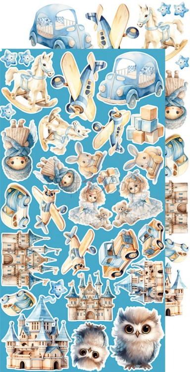 Zestaw dodatków 15x30 Boy &amp; Toy Mix CC-C66-BT-13 Craft O’Clock