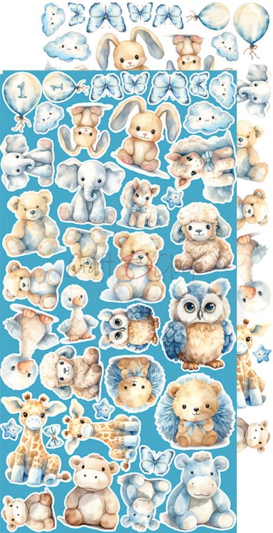 Zestaw dodatków 15x30 Boy &amp; Toy Mix CC-C66-BT-13 Craft O’Clock