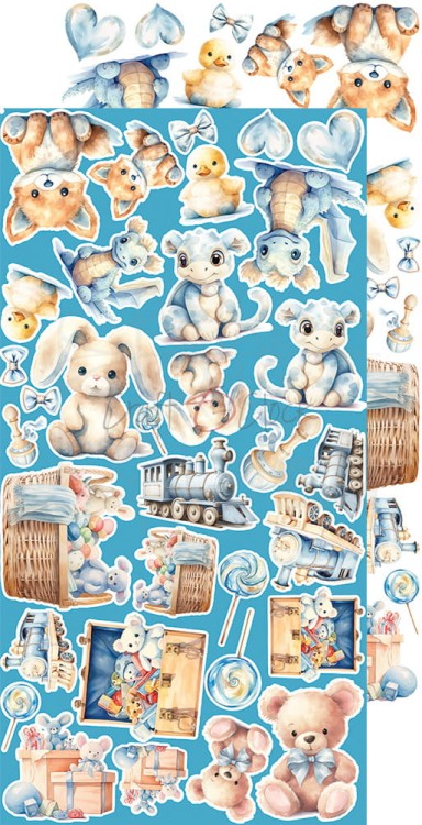 Zestaw dodatków 15x30 Boy &amp; Toy Mix CC-C66-BT-13 Craft O’Clock