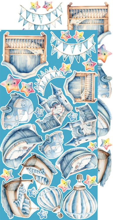 Zestaw dodatków 15x30 Boy &amp; Toy Mix CC-C66-BT-13 Craft O’Clock