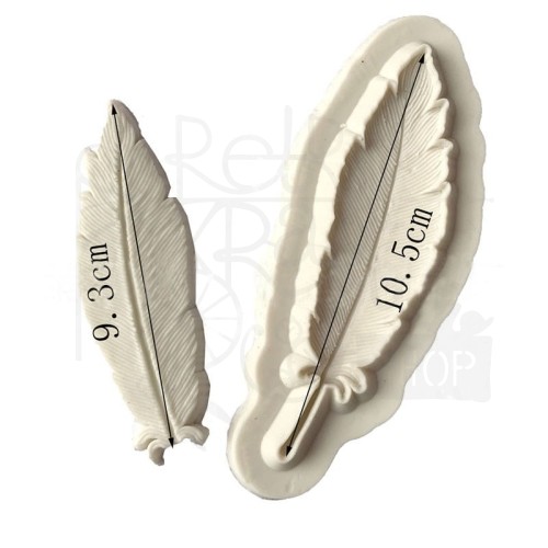 Foremka silikonowa Piórko dwustronne 10.5cm