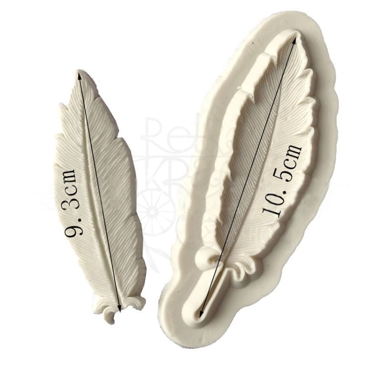 Foremka silikonowa Piórko dwustronne 10.5cm
