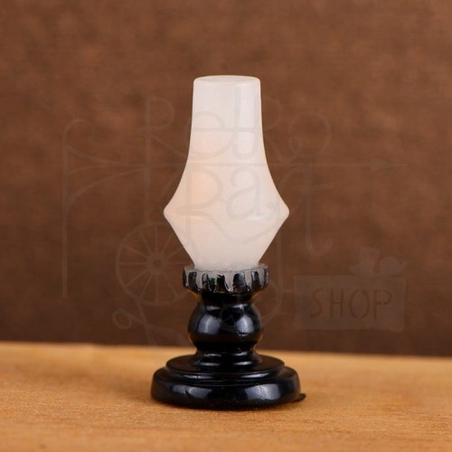 Ozdoba żywiczna miniaturka - Lampa naftowa retro