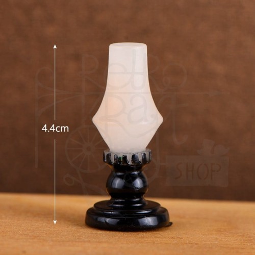 Ozdoba żywiczna miniaturka - Lampa naftowa retro