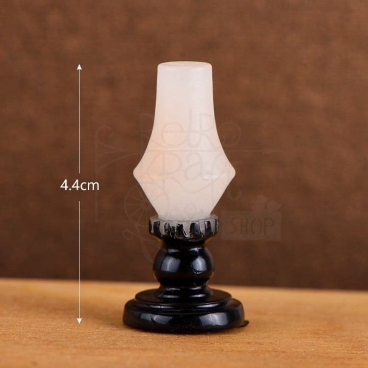 Ozdoba żywiczna miniaturka - Lampa naftowa retro