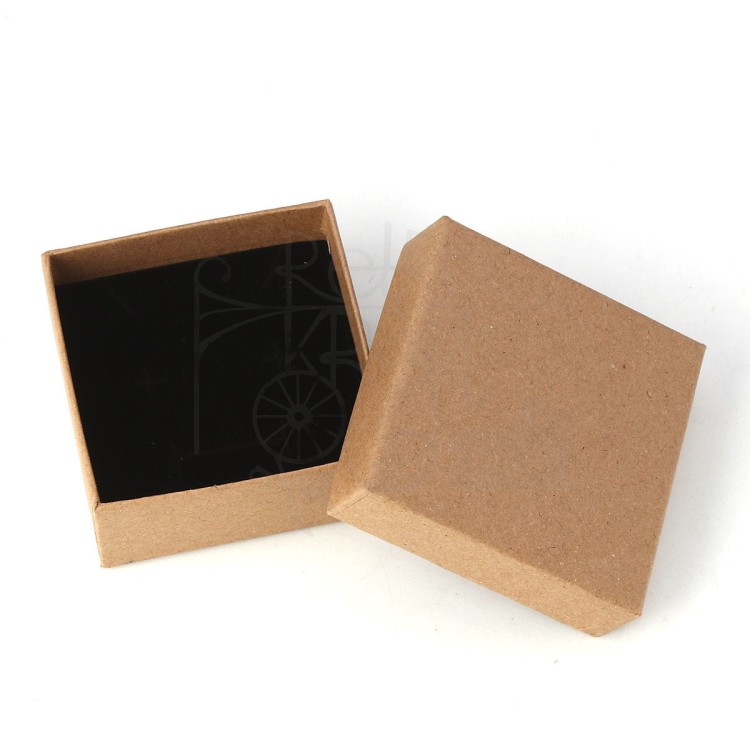 Pudełko kwadratowe kartonowe kraft 7.2cm