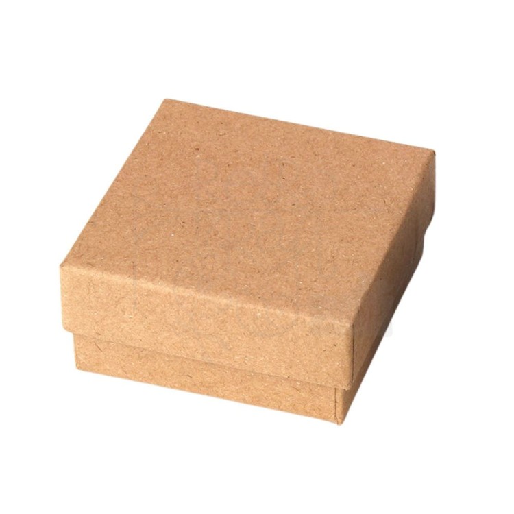 Pudełko kwadratowe kartonowe kraft 7.2cm