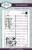Stempel akrylowy 15x10cm Journal Notes CEC1033 Creative Expressions