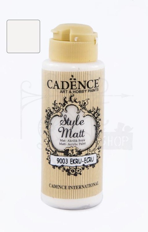 Farba akrylowa matowa Style Matt kremowy 120ml S9003 Cadence