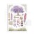 Papier washi A5 Lavender 8szt SBW07 Stamperia