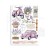Papier washi A5 Lavender 8szt SBW07 Stamperia