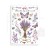 Papier washi A5 Lavender 8szt SBW07 Stamperia