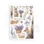 Papier washi A5 Lavender 8szt SBW07 Stamperia
