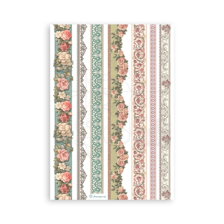 Papier washi A5 Wonderland 8szt SBW08 Stamperia
