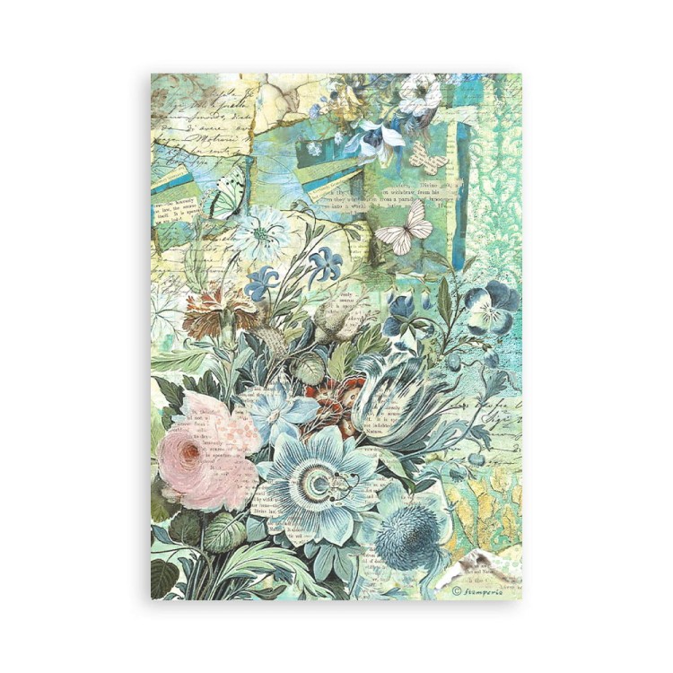 Papier washi A5 Wonderland 8szt SBW08 Stamperia