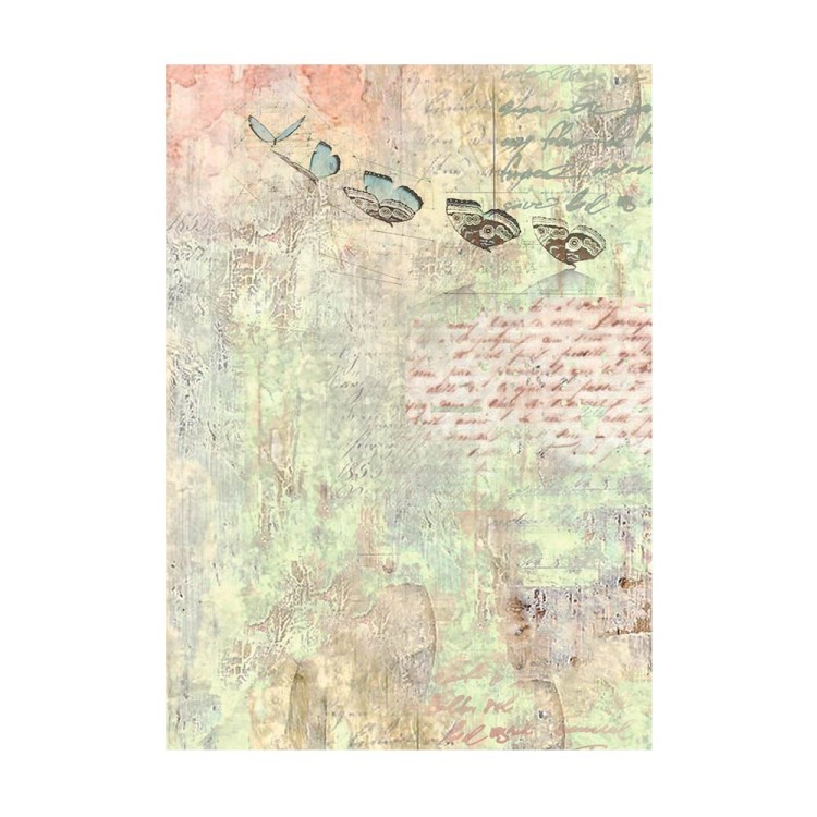 Papier ryżowy A6 Wonderland Backgrounds tła - zestaw 8szt DFSAK6025 Stamperia