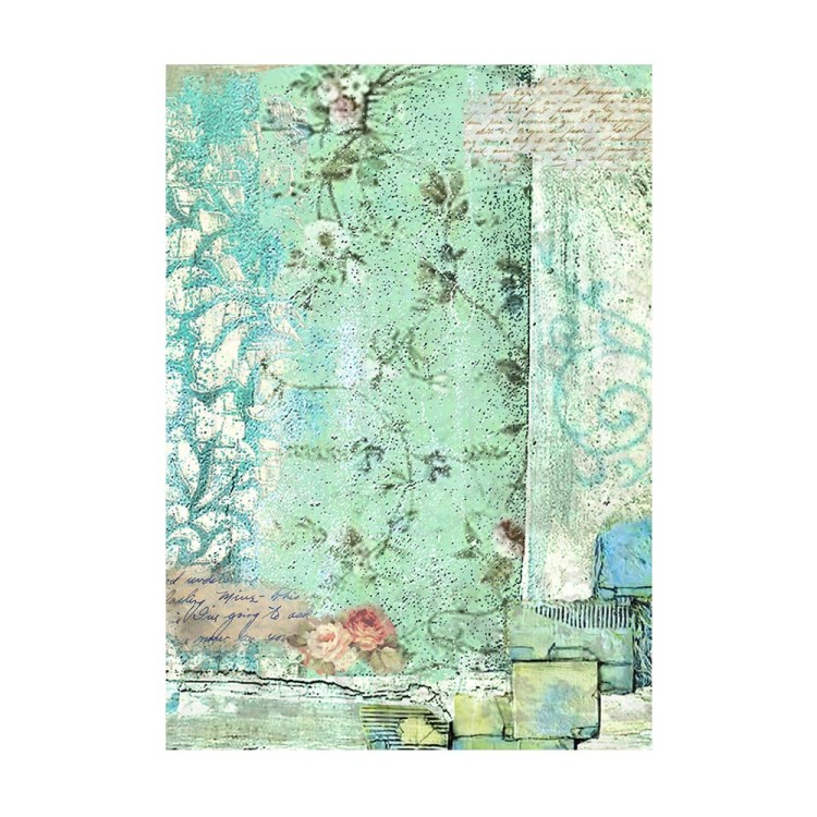 Papier ryżowy A6 Wonderland Backgrounds tła - zestaw 8szt DFSAK6025 Stamperia