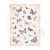 Papier ryżowy A6 Lavender Backgrounds tła - zestaw 8szt DFSAK6024 Stamperia