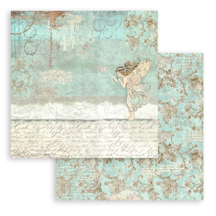 Zestaw papierów do scrapbookingu 20x20 Wonderland SBBS109 Stamperia