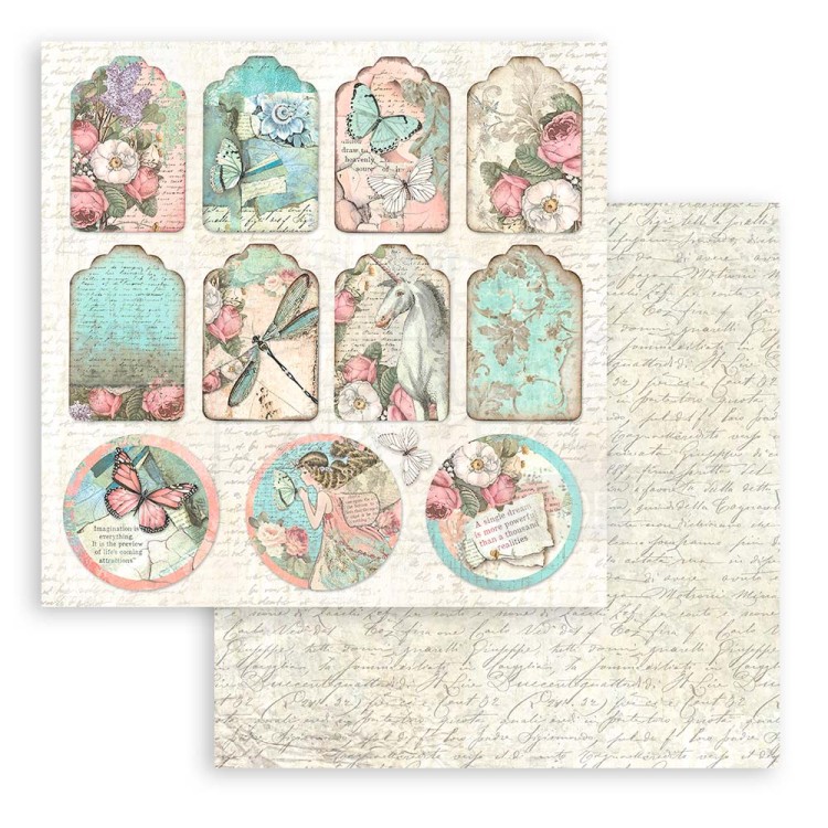 Zestaw papierów do scrapbookingu 20x20 Wonderland SBBS109 Stamperia