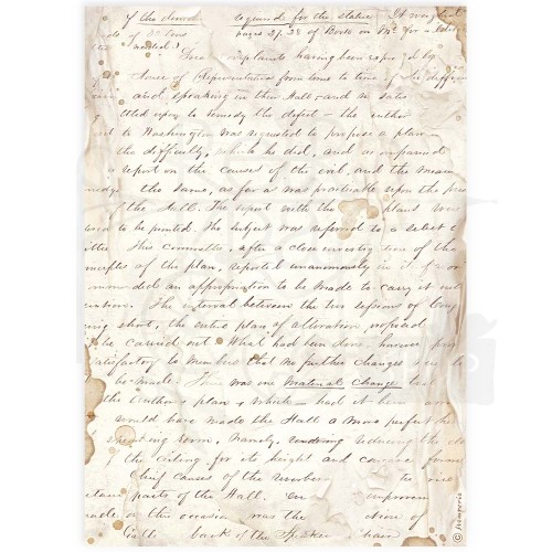 Papier ryżowy do decoupage A4 Best Sellers List odręczny DFSA4913 Stamperia