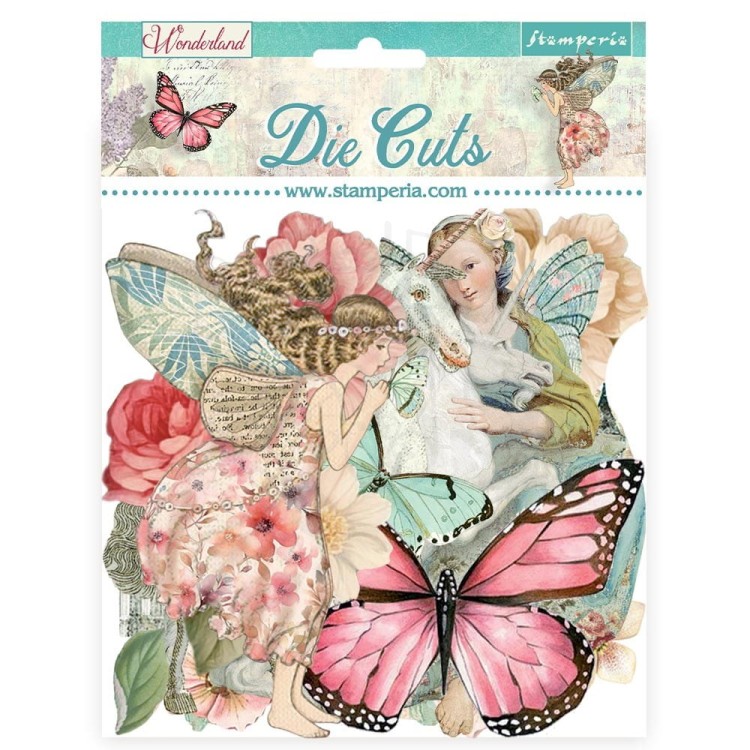 Ozdoby kształty tekturowe Die Cuts Wonderland DFLDC101 Stamperia