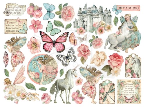 Ozdoby kształty tekturowe Die Cuts Wonderland DFLDC101 Stamperia