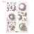 Papier ryżowy do decoupage A4 Wiosenne kwiaty R2383 ITD Collection